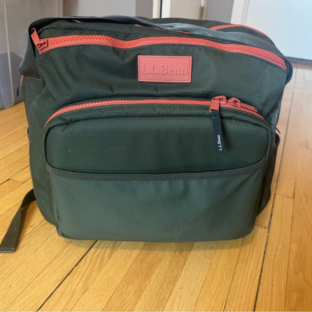 L.L. Bean Dark Green Diaper Bag